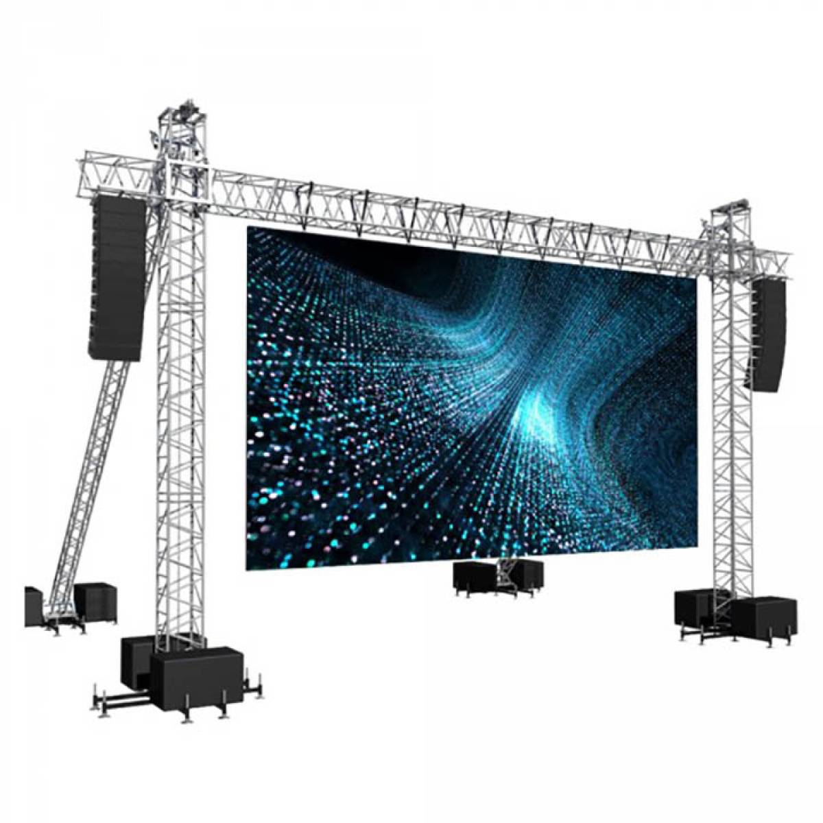 Écran LED 12m²/24m² Haute Luminosité + Support 